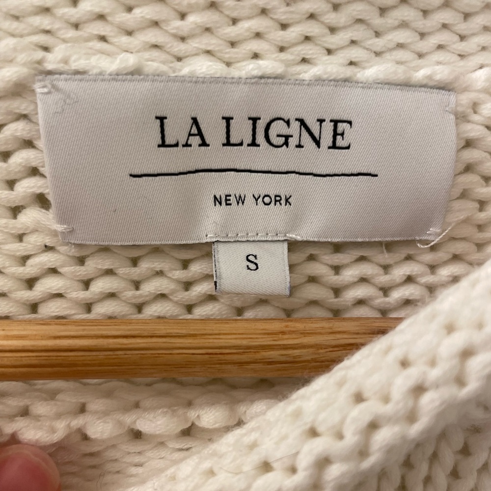 La Ligne White and Blue Striped Sweater - Picture 7 of 12